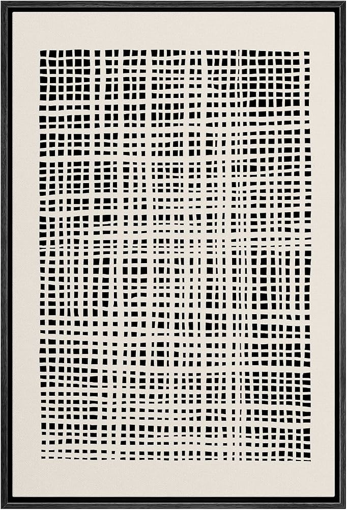 SIGNWIN Framed Canvas Print Wall Art Pastel Sketchbook Grid Pattern Color Field Abstract Shapes D... | Amazon (CA)