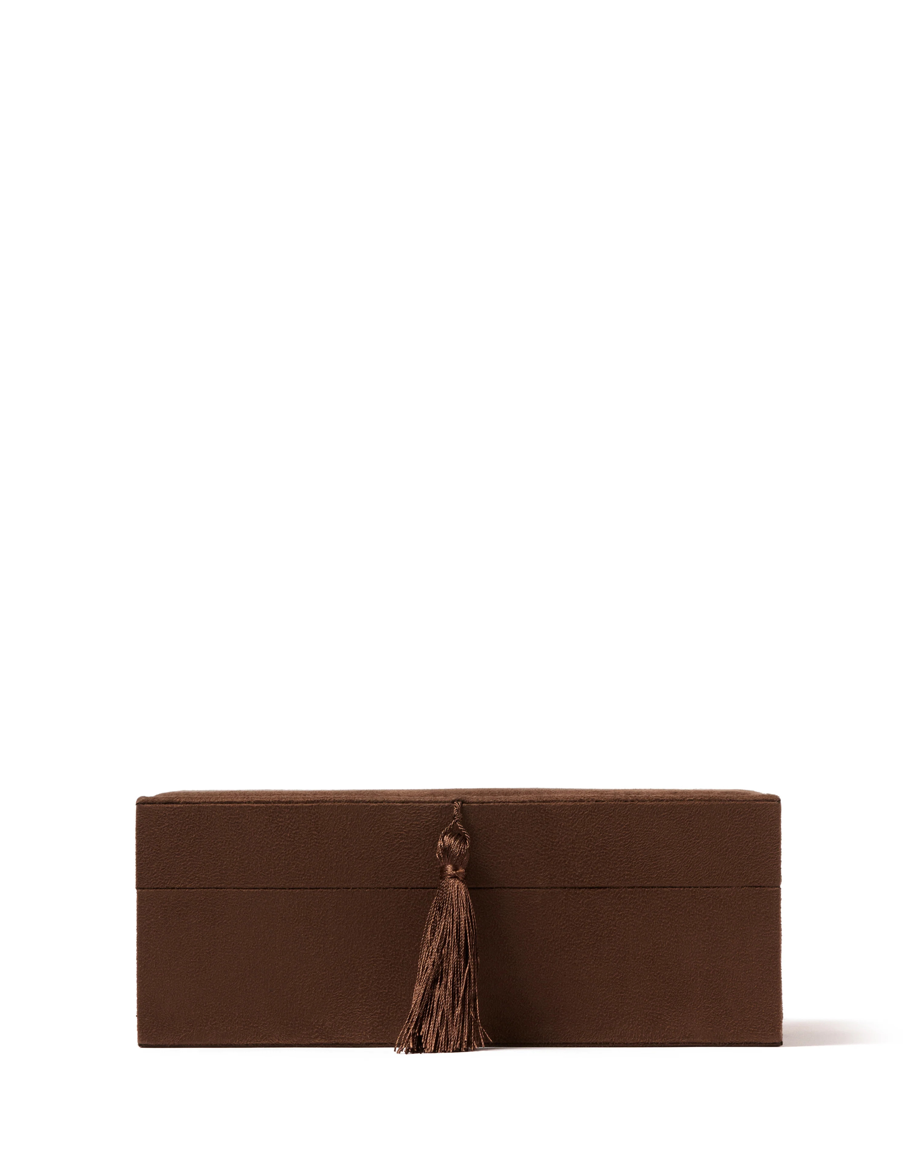 Margot Jewellery Box | Chocolate Suede | Cendre