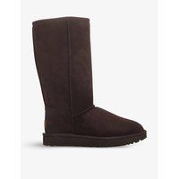 Ugg Ladies Dark Brown Luxury Classic Ii Tall Sheepskin Boots, Size: EUR 36 / 3 UK WOMEN | Selfridges