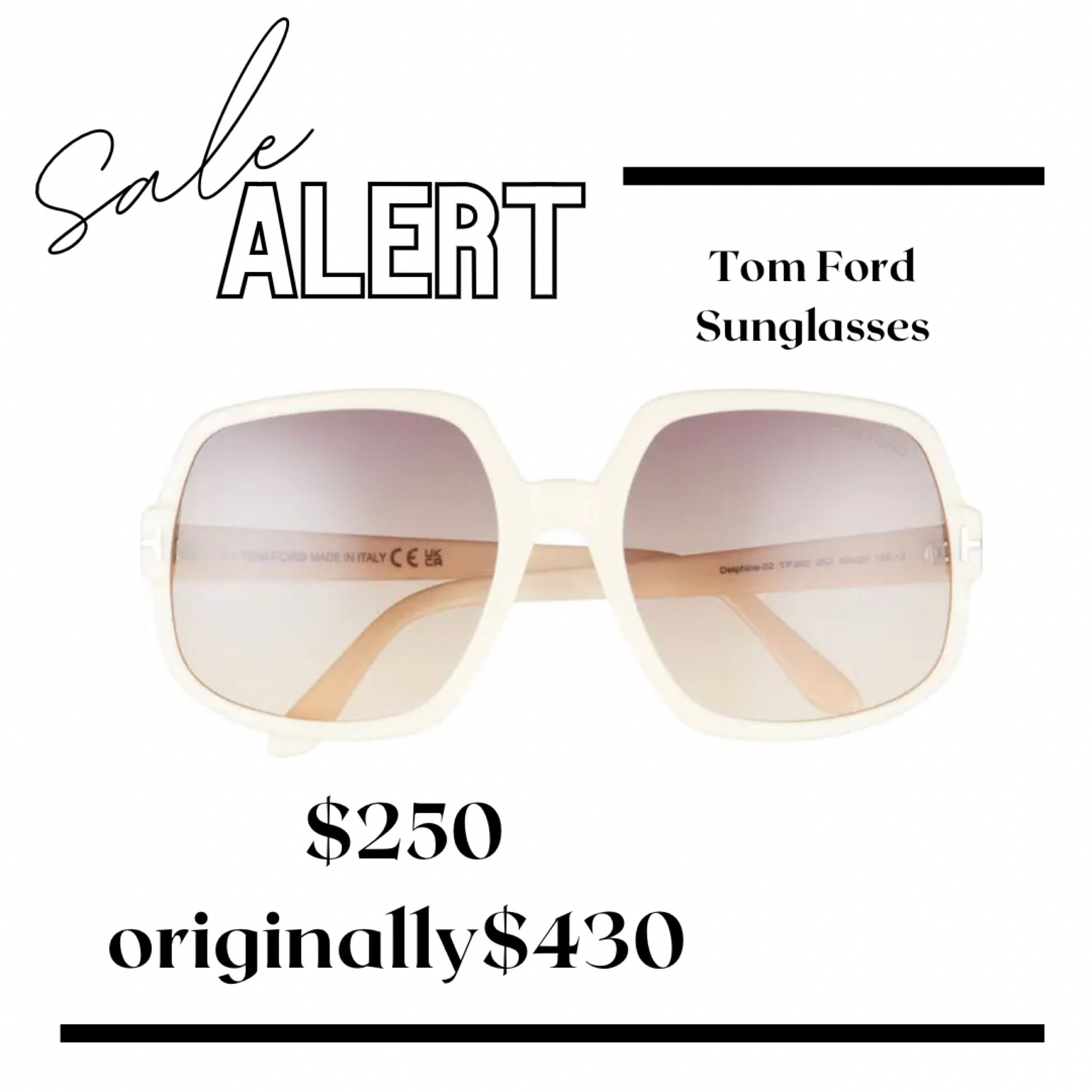 TOM FORD Delphine 60mm Gradient … curated on LTK