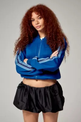 UO Crush Mini Bubble Skort - Black M at Urban Outfitters | Urban Outfitters UK
