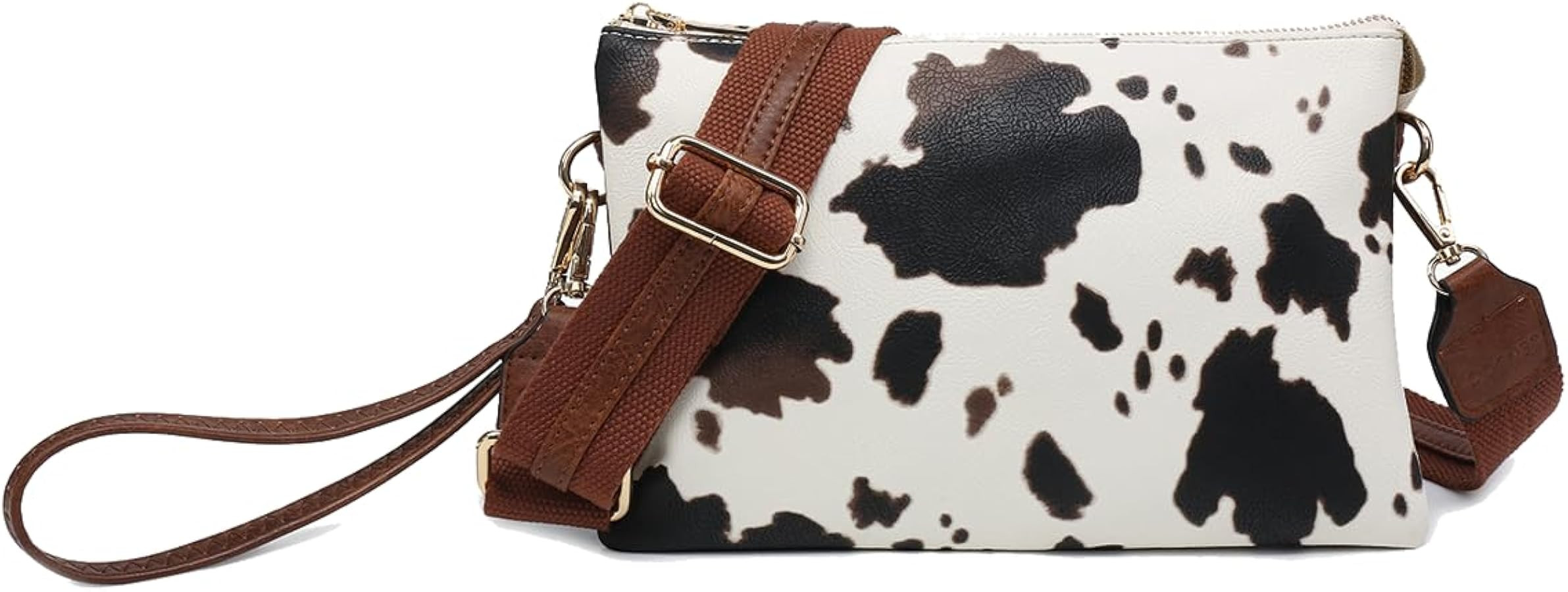 JEN & CO. Izzy Vegan Leather Crossbody Bags Clutch Purses Wristlet Wallet Shoulder Handbag with G... | Amazon (US)