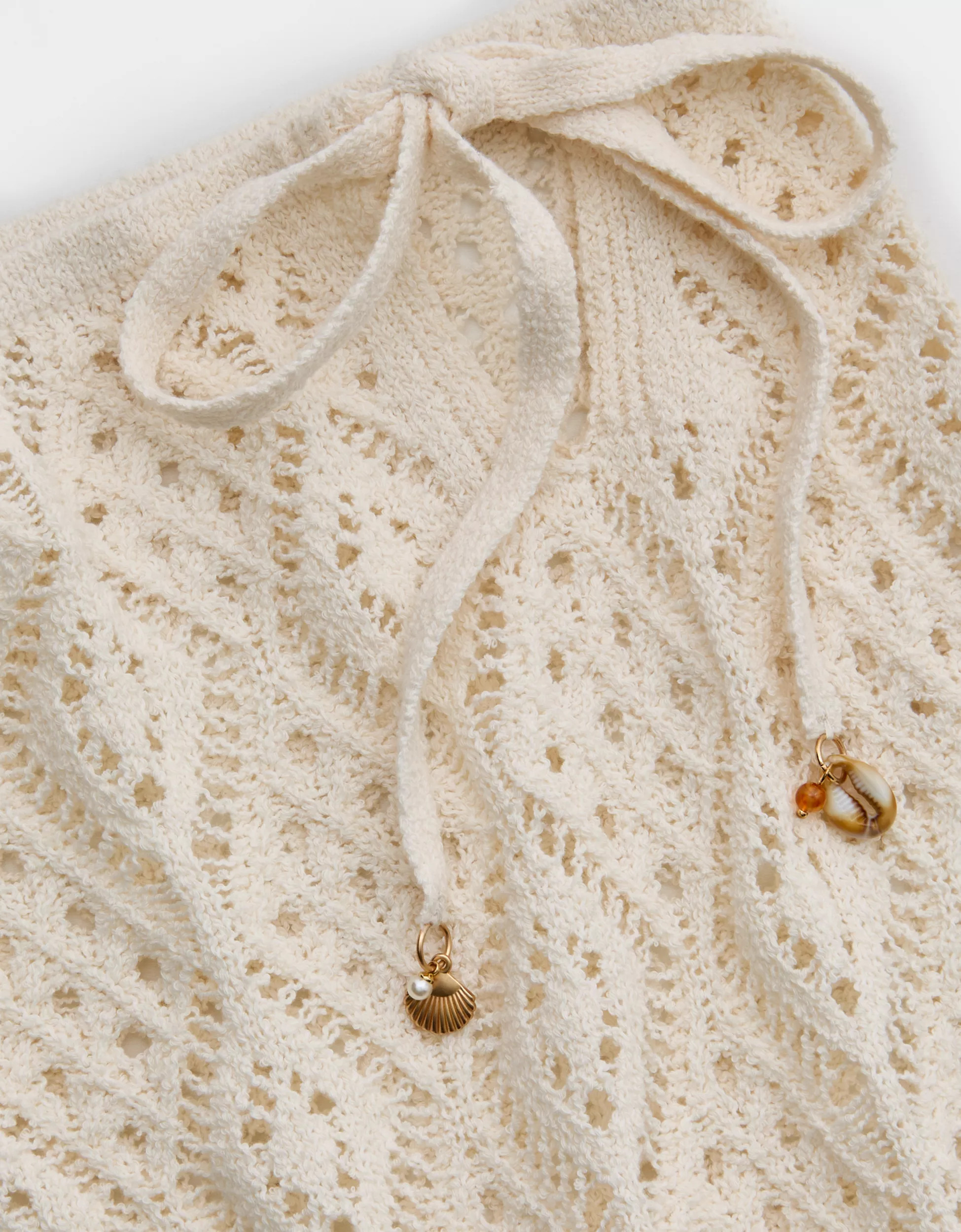 Aerie Crochet Pull-On Mini Skirt | Aerie