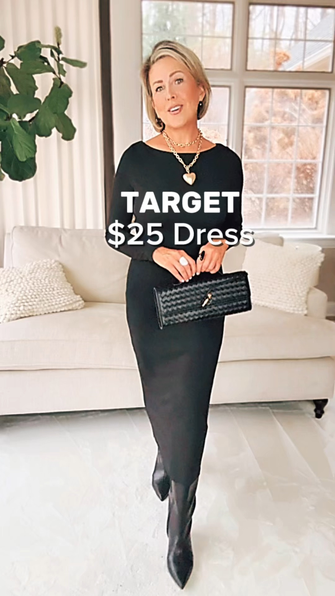 wearing a medium in the dress - small in the sweater - medium in jacket - 5’5” 131

#LTKHoliday #LTKOver40 #LTKParties