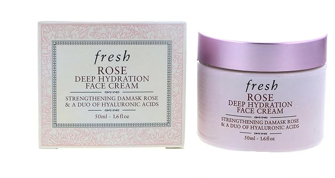 Fresh Rose Deep Hydration Strengthening Face Cream, 1.6 Ounce | Amazon (US)