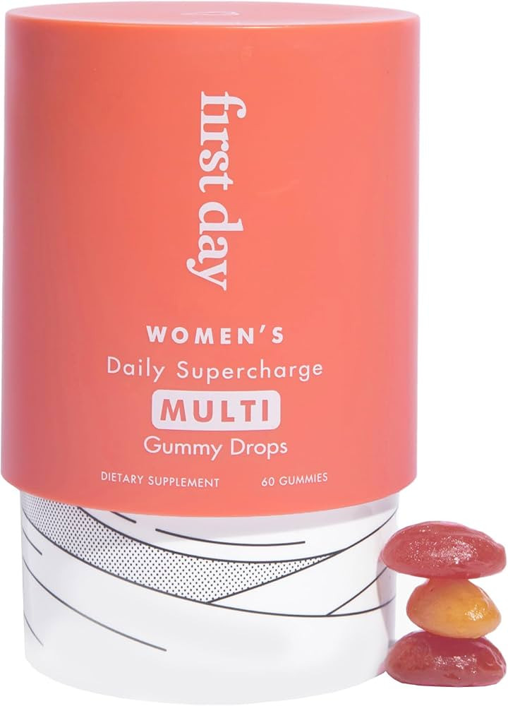 FIRST DAY Women’s Daily Supercharge Multivitamin Gummies – Vitamins A, B1, B6, B12, C, D3, E ... | Amazon (US)
