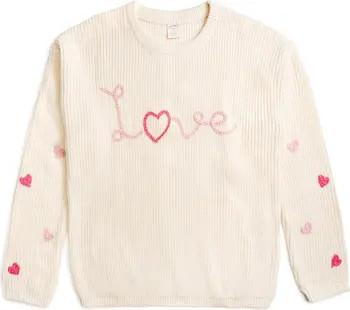 Ditsy Love Valentine's Day Knit Women's Sweater | Nordstrom