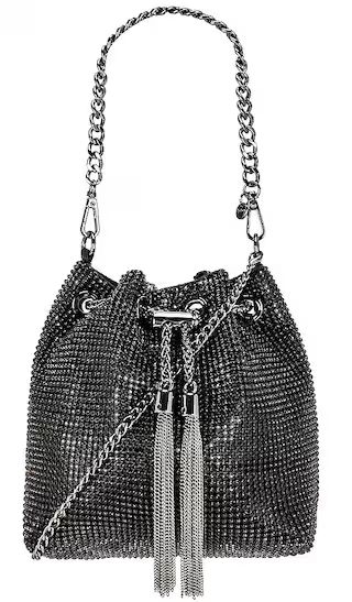 Sylvie Crystal Pouch in Black | Revolve Clothing (Global)