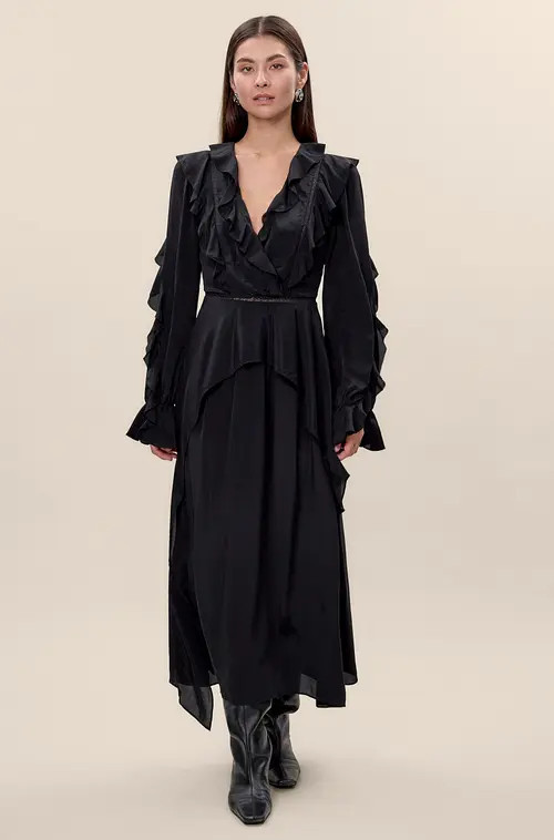 Rebecca Taylor Lillith Dress in Black at Nordstrom, Size 4 | Nordstrom