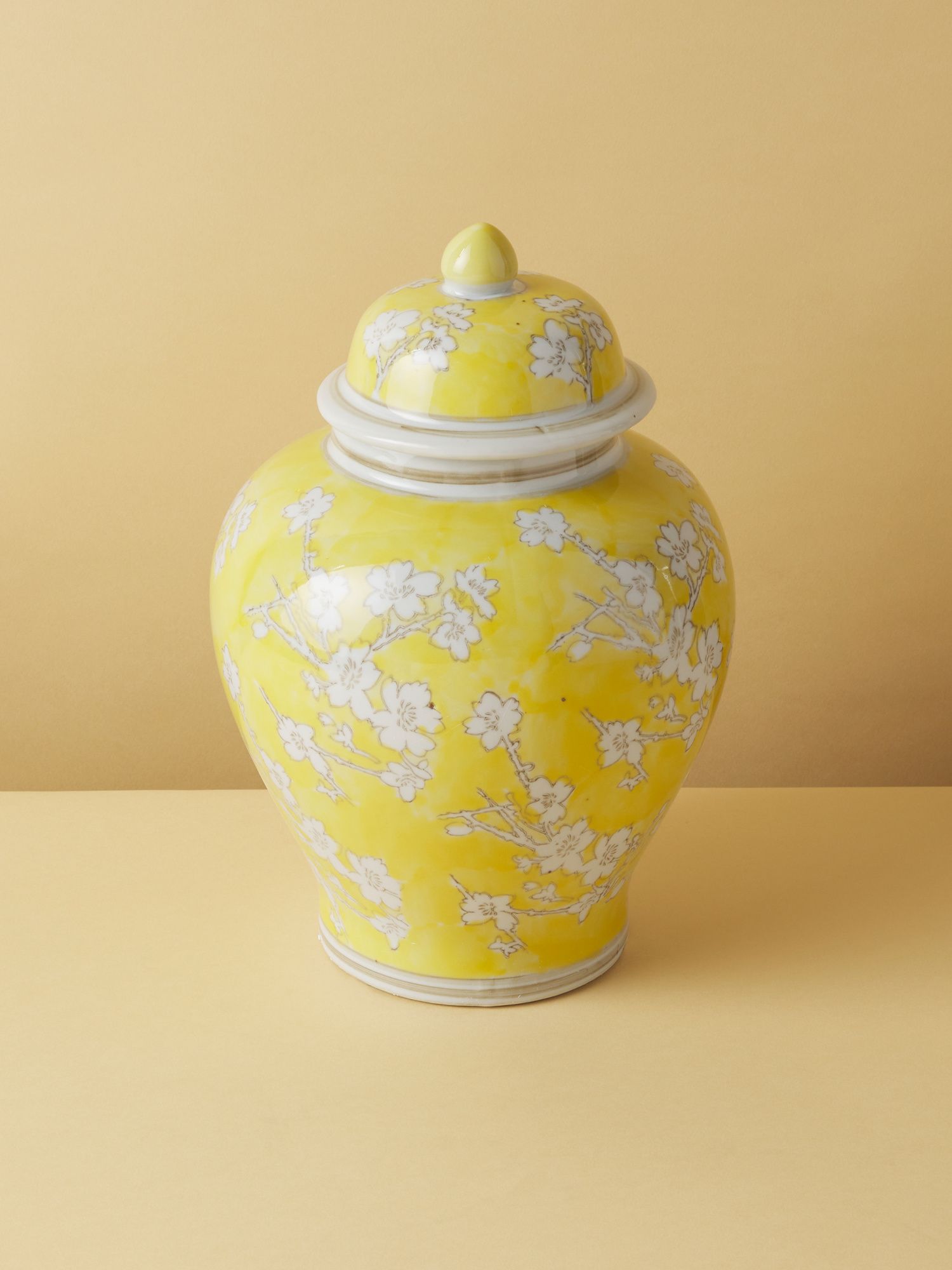 12in Ceramic Chinoiserie Vase | Decorative Objects | HomeGoods | HomeGoods