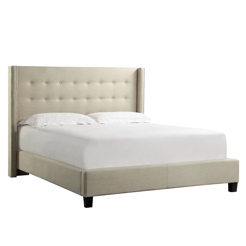 Cassville Linen Upholstered Platform Bed | Wayfair North America