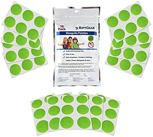 RiptGear Mosquito Patch Stickers for Kids (78 Pack) - DEET Free Natural Plant Based Ingredients -... | Amazon (US)