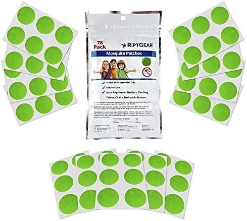 RiptGear Mosquito Patch Stickers for Kids (78 Pack) - DEET Free Natural Plant Based Ingredients -... | Amazon (US)
