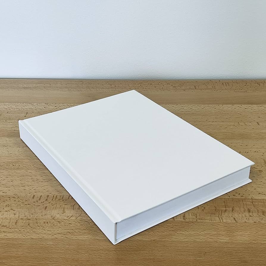 CovoBook+™ White Coffee Table Book | Real Blank Hardcover | Modern Office or Home Décor, Stagi... | Amazon (US)