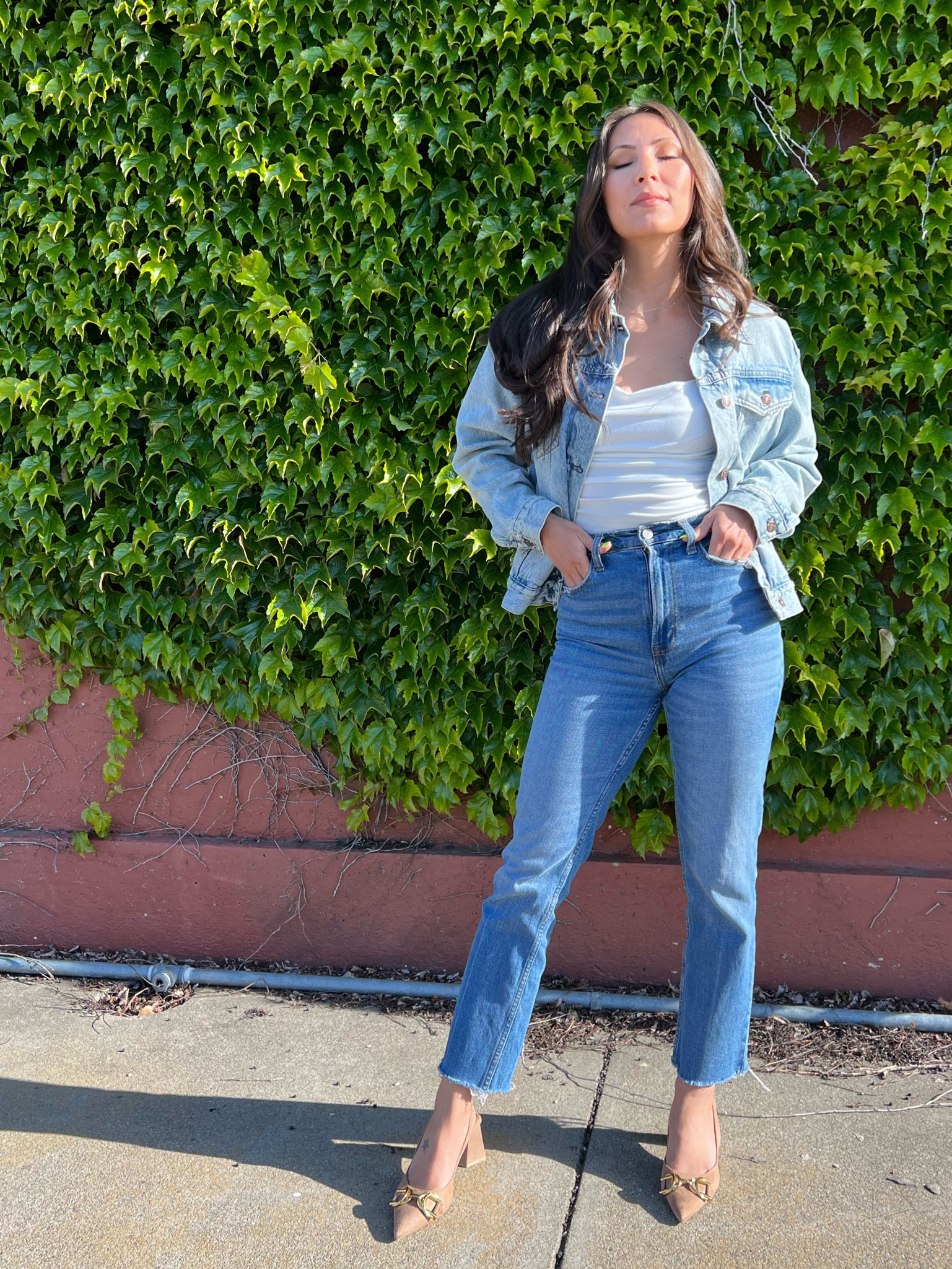 Denim on denim. Blows my blues away. 

#LTKstyletip #LTKunder50 #LTKunder100
