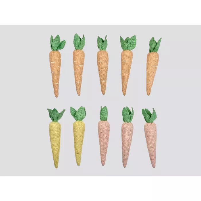 10ct Fabric Carrots - Bullseye's Playground™ | Target