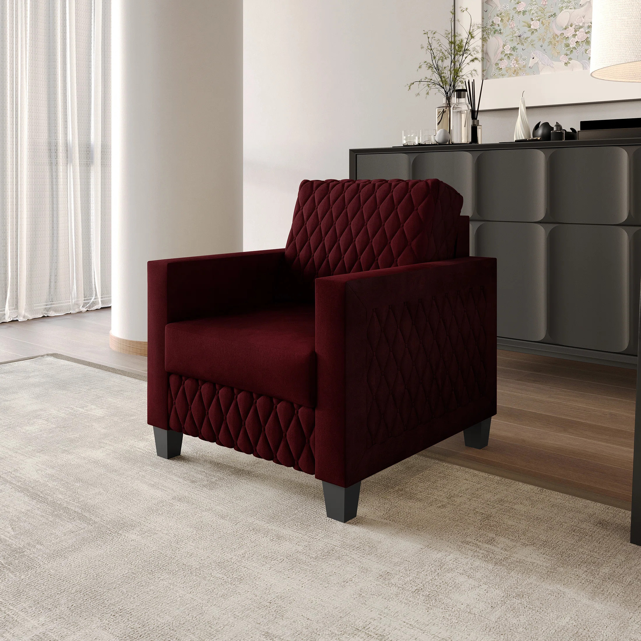 Velvet Upholstered Chair | Wayfair North America