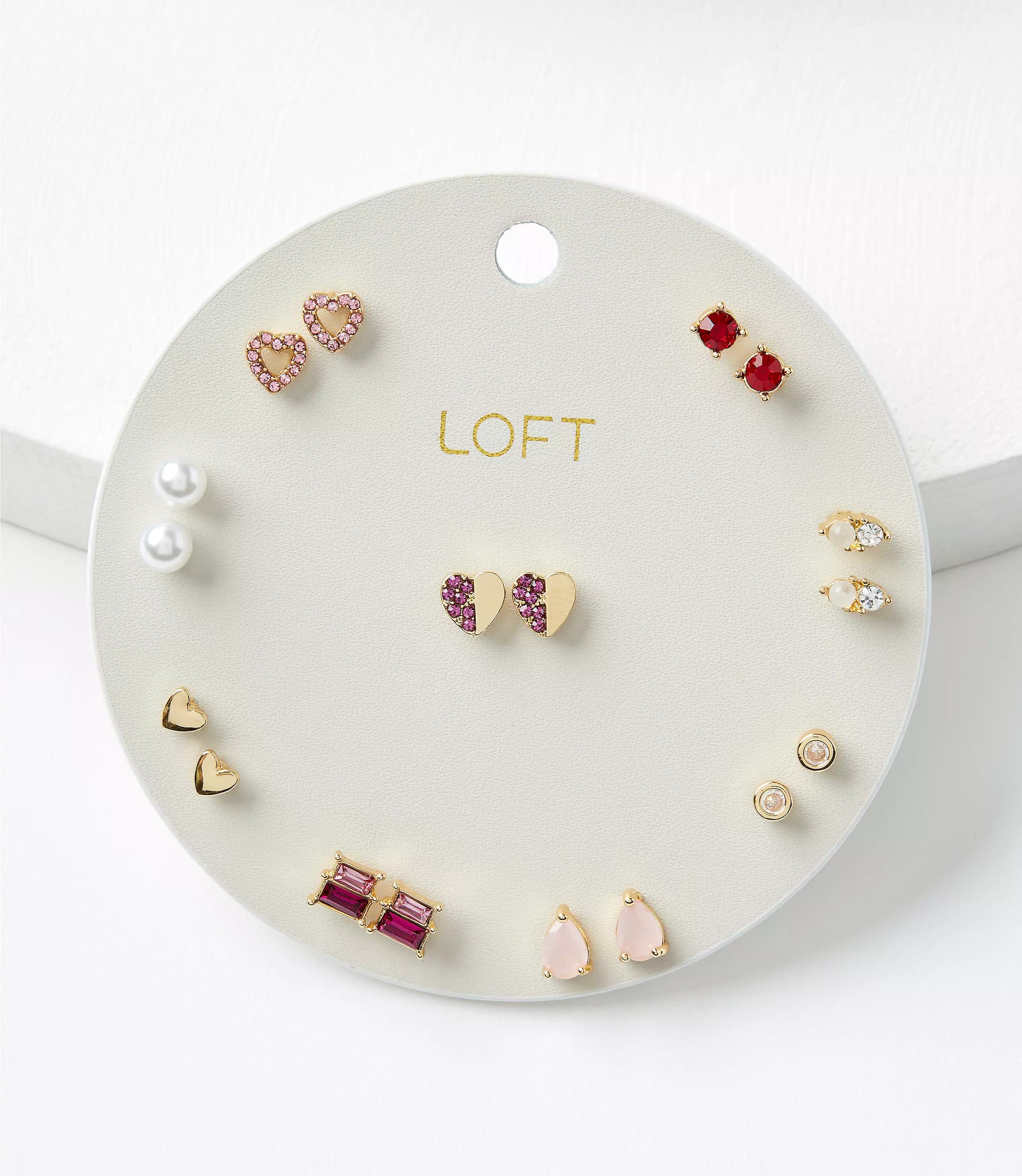 Heart Stud Earring Set | LOFT