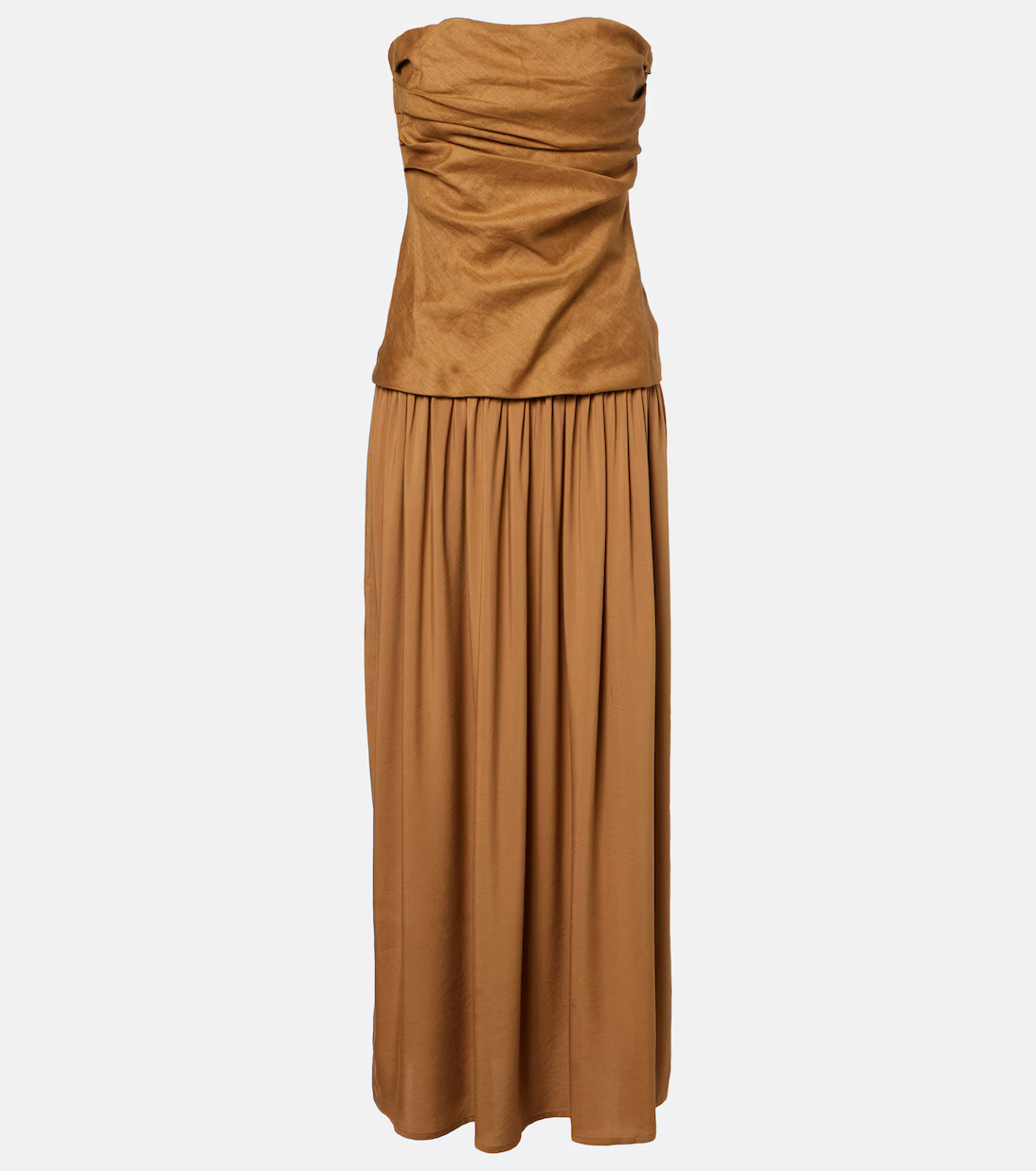 Hedy gathered linen maxi dress | Mytheresa (US/CA)