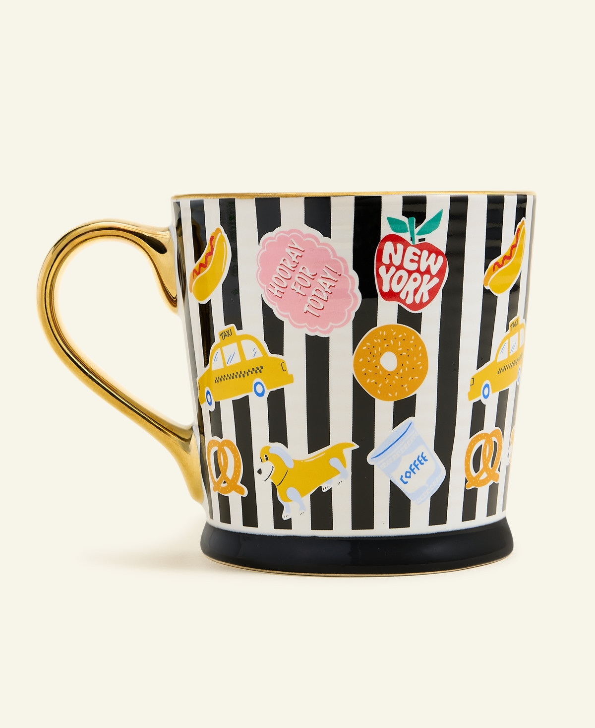 Macy's Thanksgiving Day Parade 2025 Striped Nyc Icon Coffee Mug, Macy's Exclusive - Black | Macy's