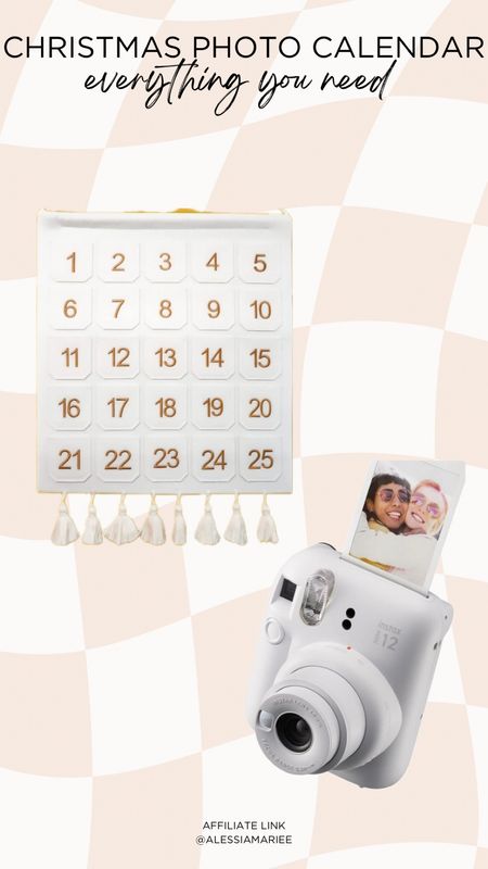 What you need to start a Christmas advent calendar Polaroid photo tradition! Just take one photo a day and slip it into the calendar to look at all season, then slide those photos into an album to look at every year  

#LTKfamily #LTKHoliday #LTKkids