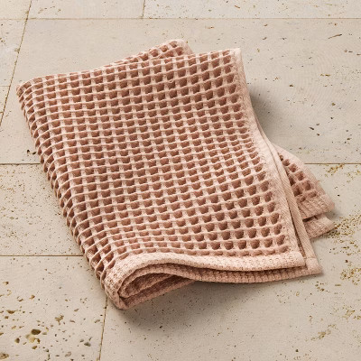 Waffle Hand Towel Clay - Casaluna™ | Target
