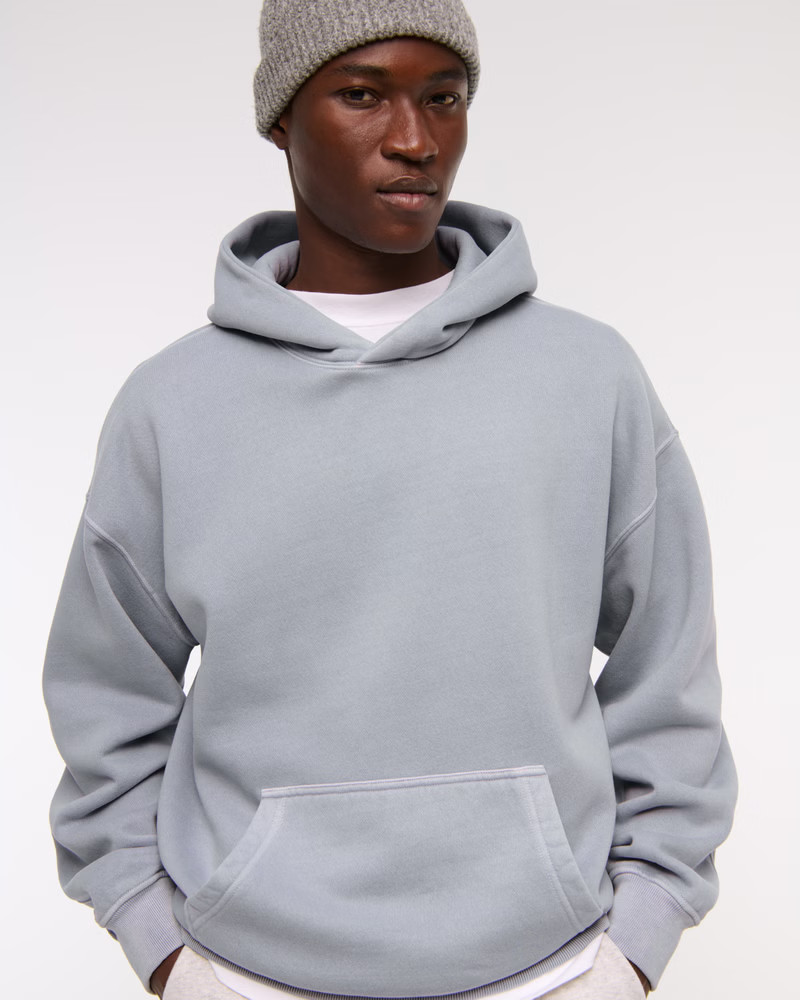 Men's Essential Popover Hoodie | Men's Tops | Abercrombie.com | Abercrombie & Fitch (US)