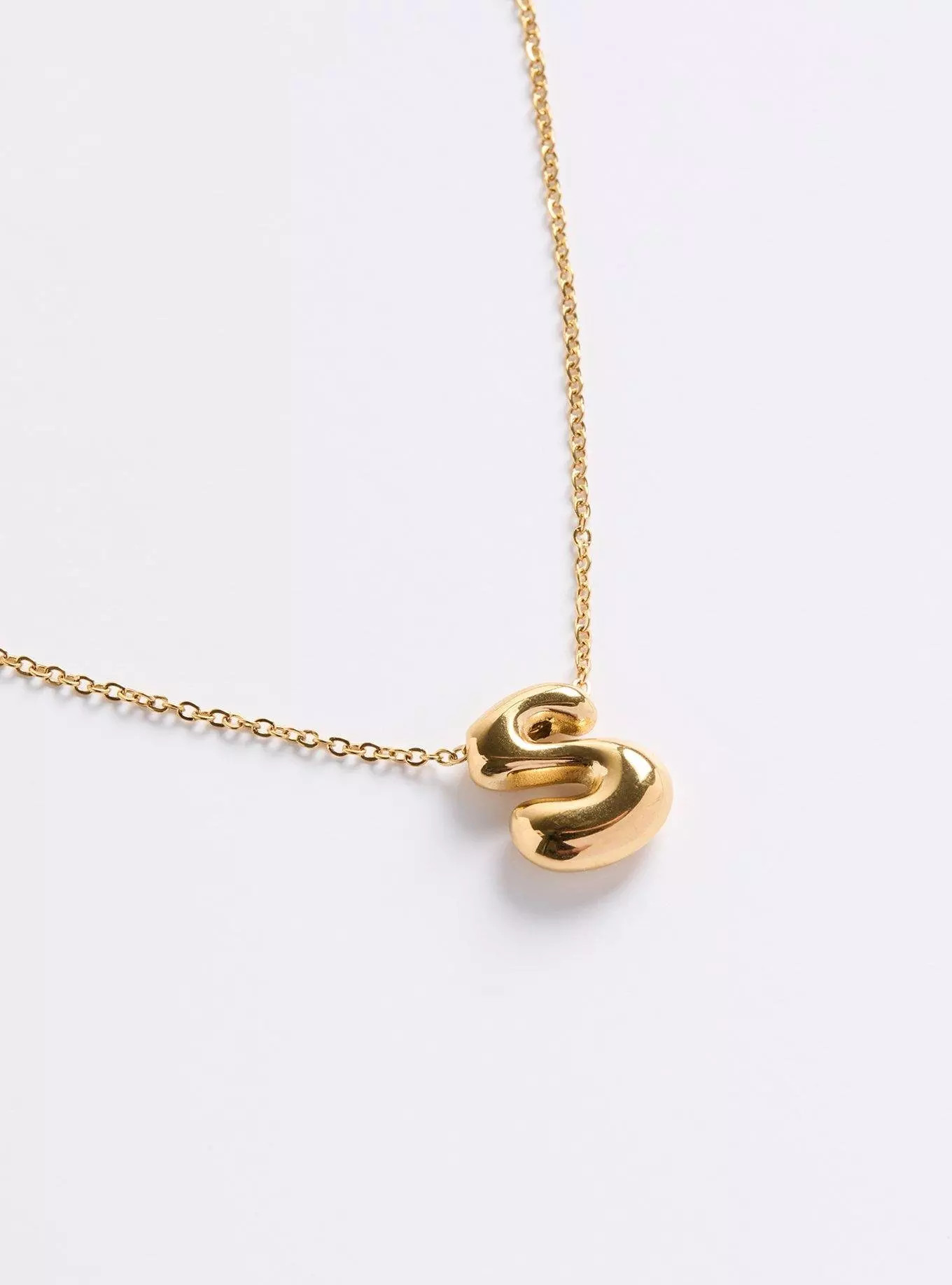 18K Gold-Plated Groovy Initial Necklace | Torrid (US & Canada)