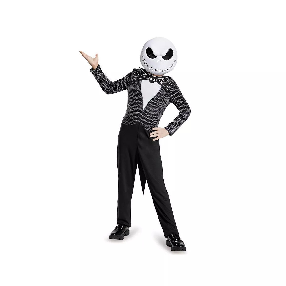 Kids' Disney The Nightmare Before Christmas Jack Skellington Classic Halloween Costume Jumpsuit S... | Target