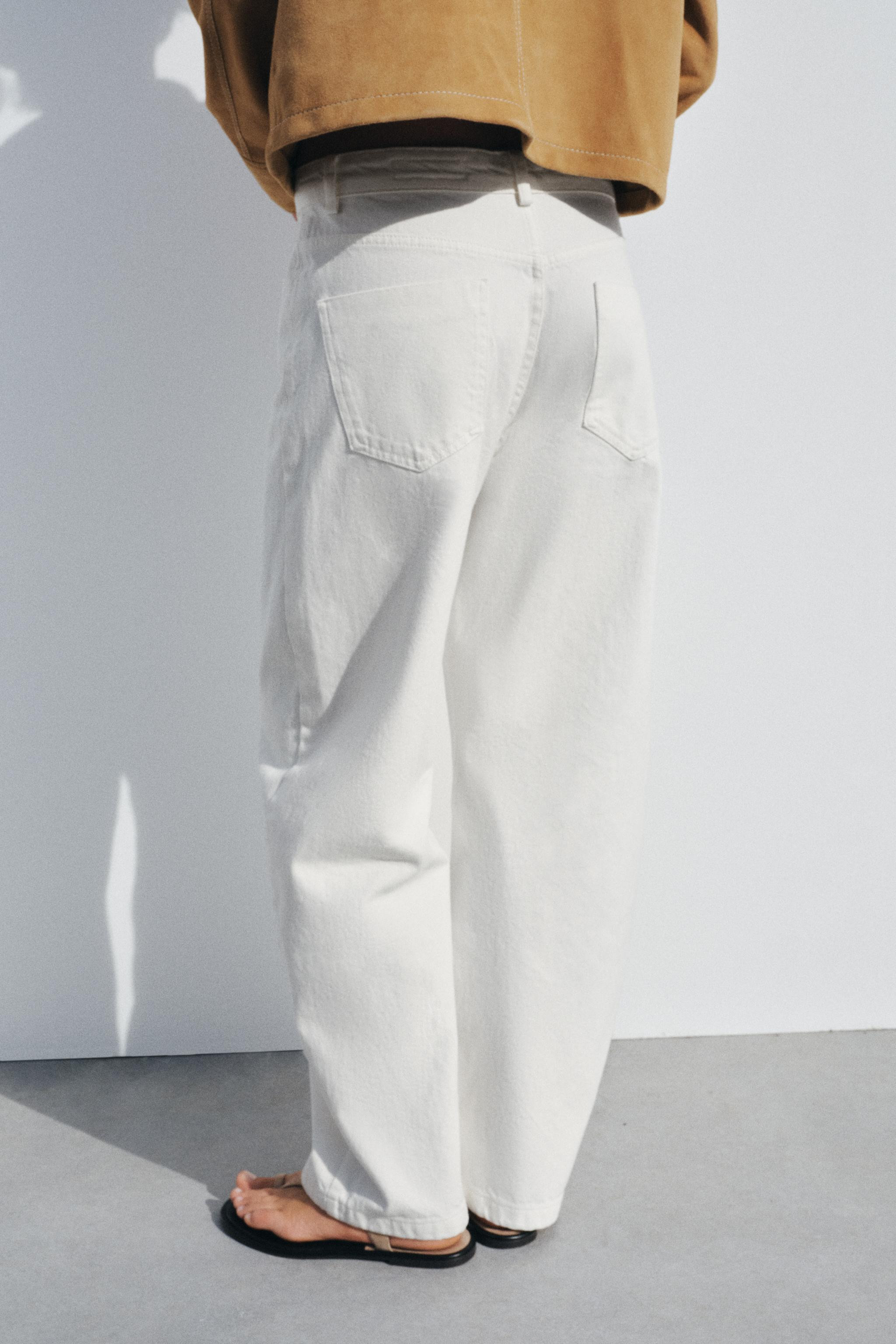 MID WAIST BARREL JEANS ZW COLLECTION | Zara US