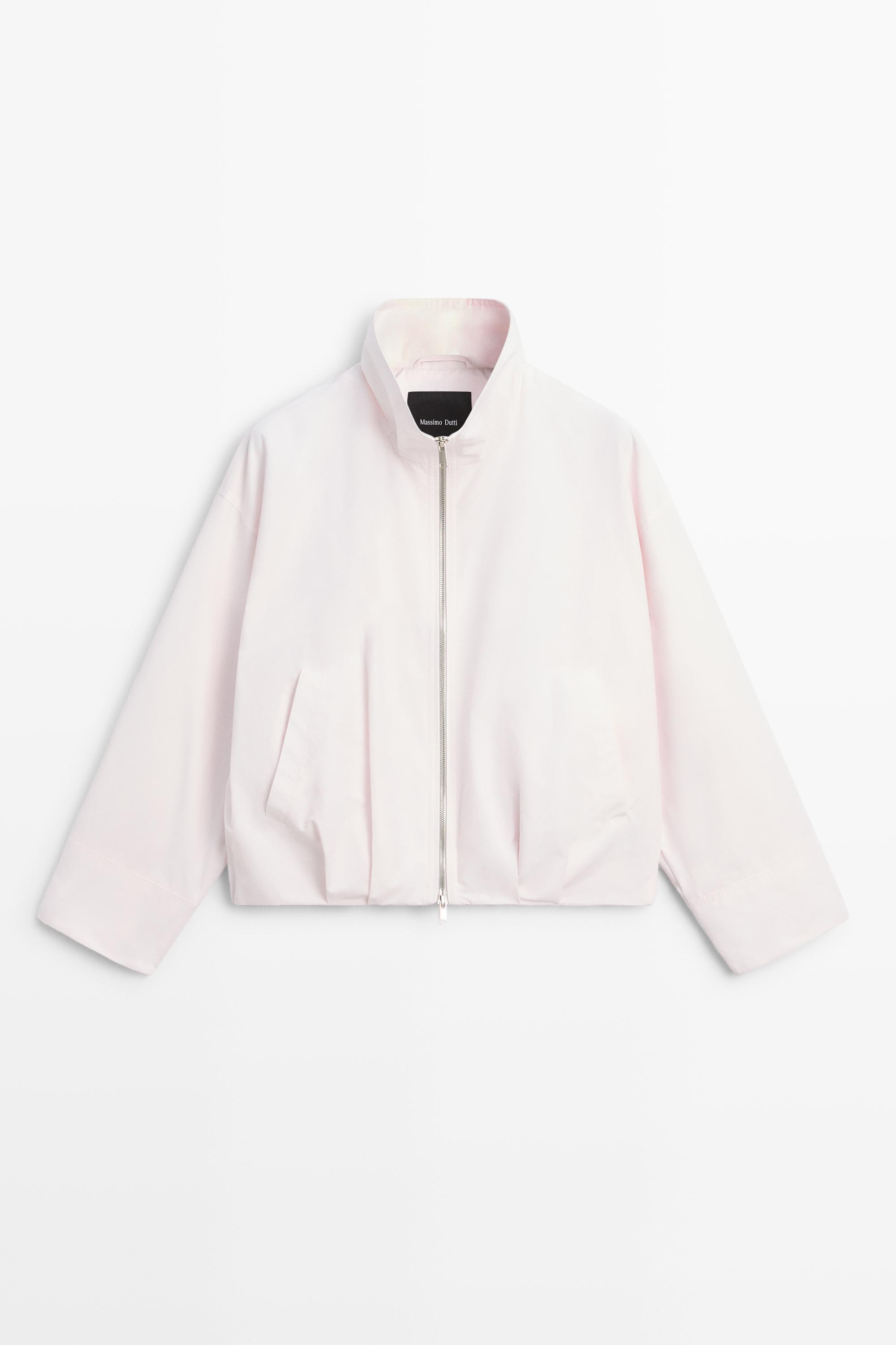 High neck bomber jacket | Massimo Dutti UK
