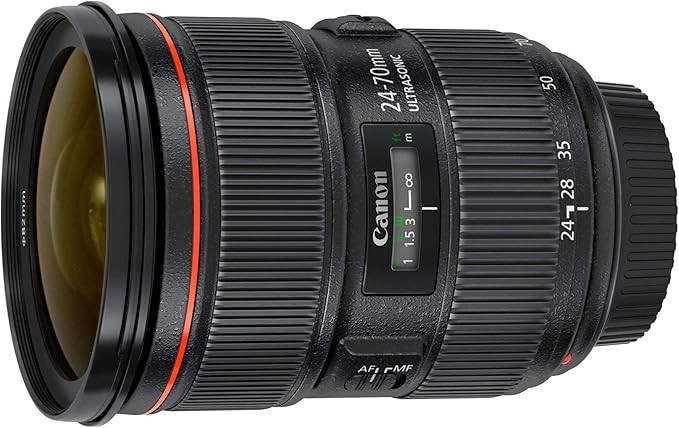 Canon 5175B002-cr EF 24-70mm F/2.8L II USM Standard Zoom Lens, Black (Renewed) | Amazon (US)