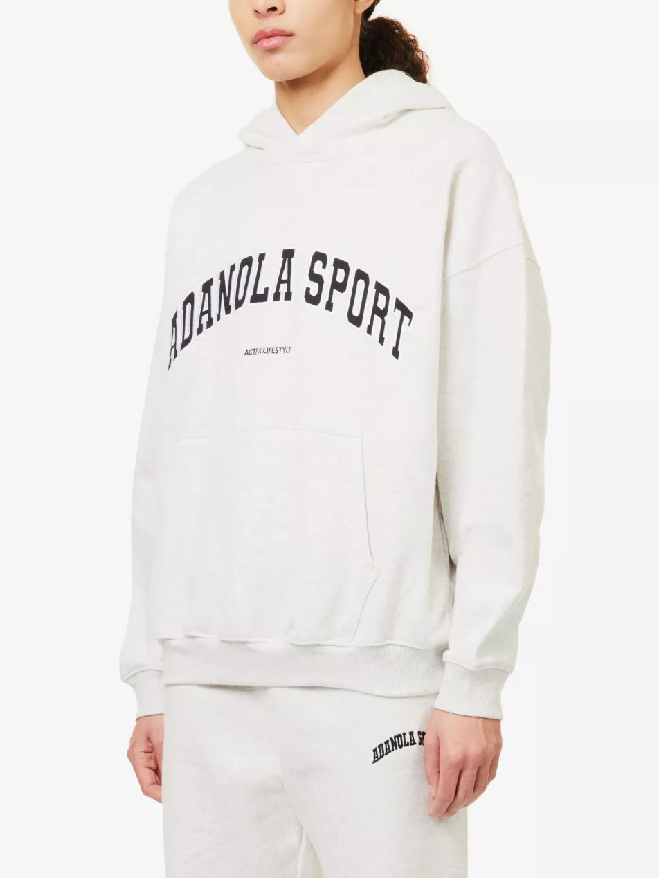 Logo-Embroidered Oversized Cotton Hoody | Selfridges