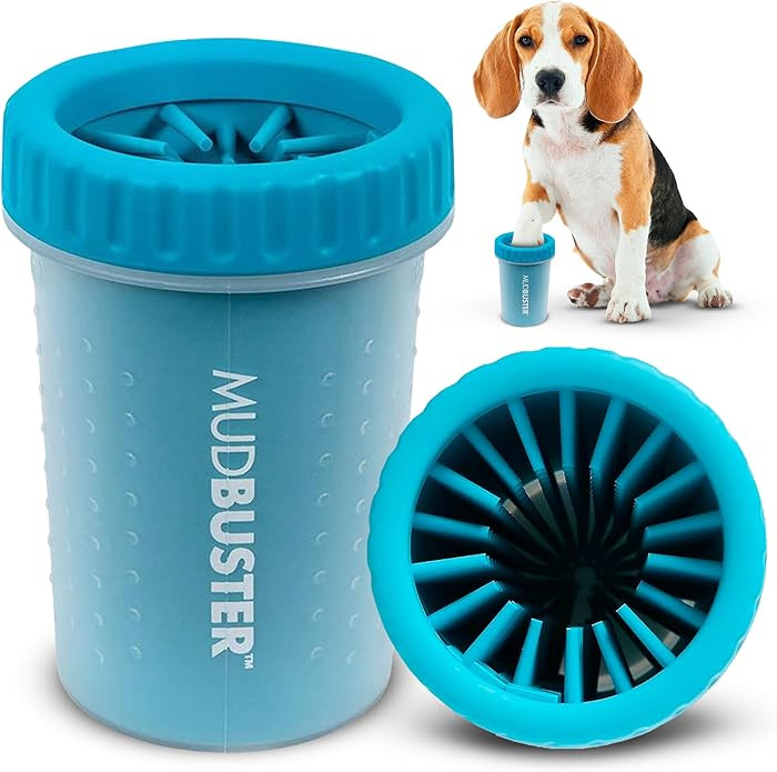 Dexas MudBuster Portable Dog Paw Cleaner, Medium, Blue - Premium Quality Pet Supplies and Accesso... | Amazon (US)