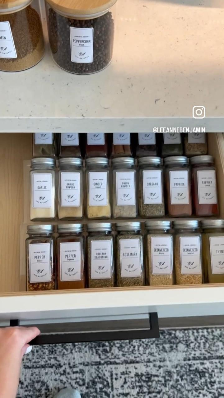 Amazon spice jar organization! #founditonamazon

#LTKstyletip #LTKsalealert #LTKhome