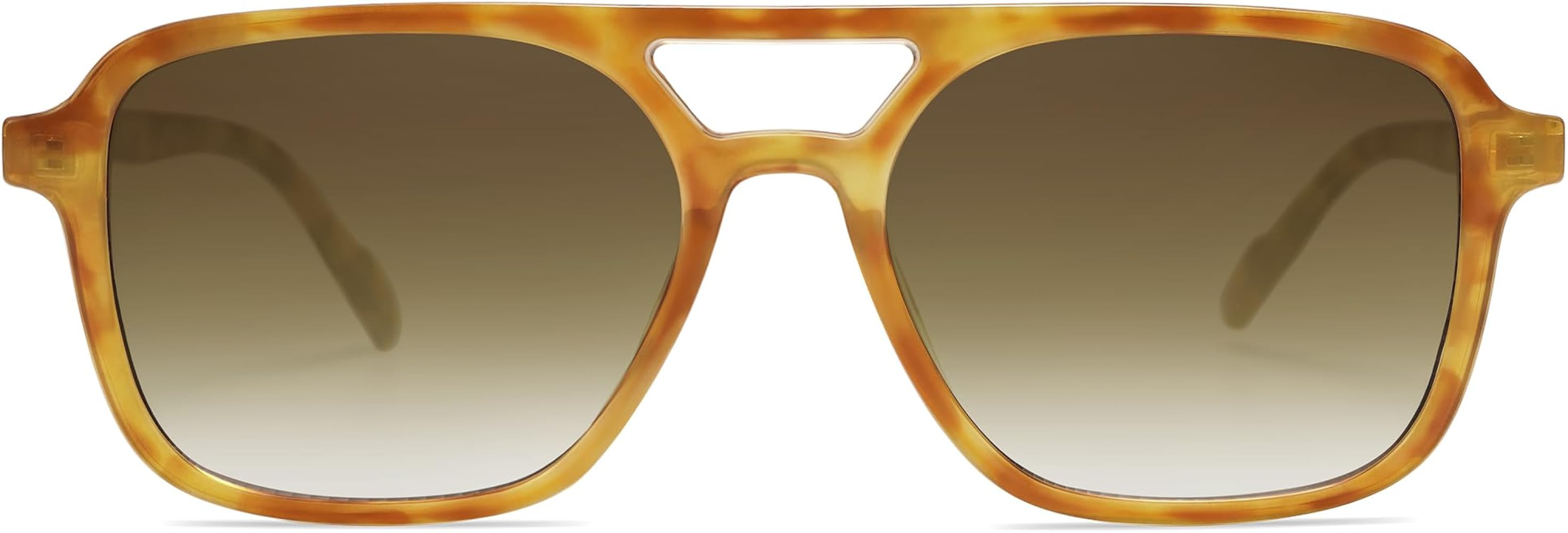 SOJOS Retro Aviator Sunglasses for Women Men,Trendy Rectangle Womens Mens Shades Sun Glasses SJ22... | Amazon (US)