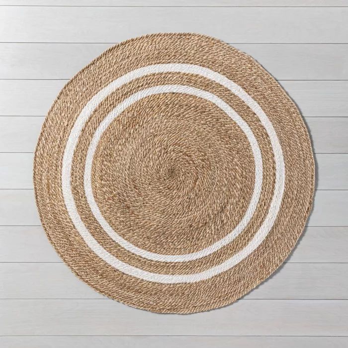 5' Round Jute Stripe Rug - Hearth & Hand™ with Magnolia | Target