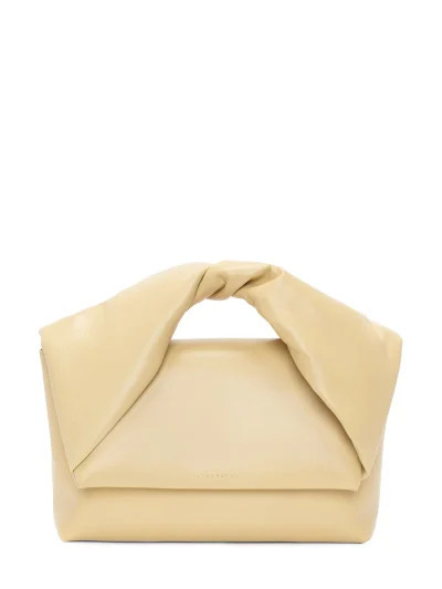 Midi twister leather top handle bag - JW Anderson - Women | Luisaviaroma | Luisaviaroma
