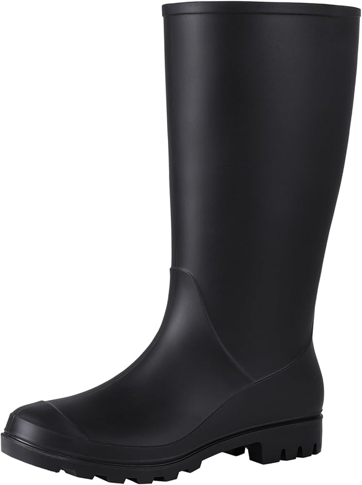 Asgard Women’s Tall Rain Boots Waterproof Knee High Rainboots Rubber Garden Wellies | Amazon (US)