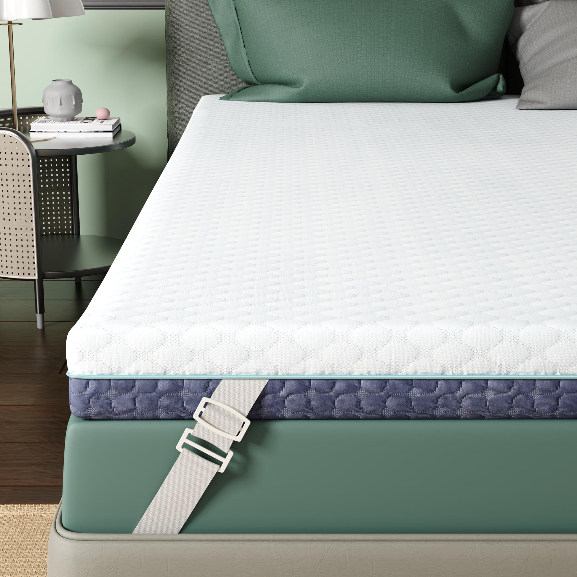 2 Inch Dorm Mattress Topper Twin XL Size, Memory Foam Mattress Topper for Back Pain Relief, Dorm ... | Amazon (US)