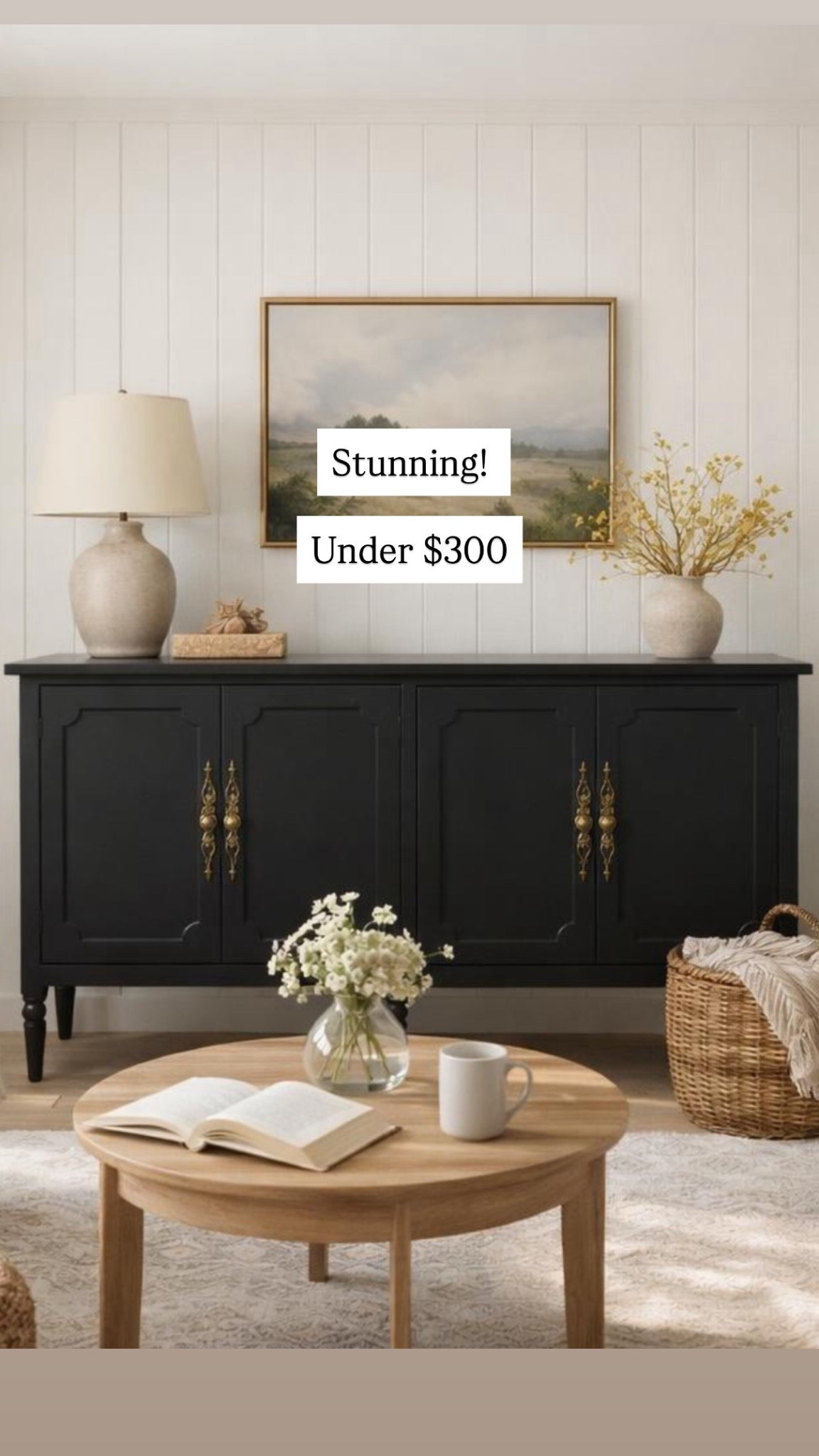 This black sideboard is so pretty under $300 and looks just like Arhaus ￼
Look for less family room, living room TV stand black sideboard

#LTKHome #LTKSaleAlert