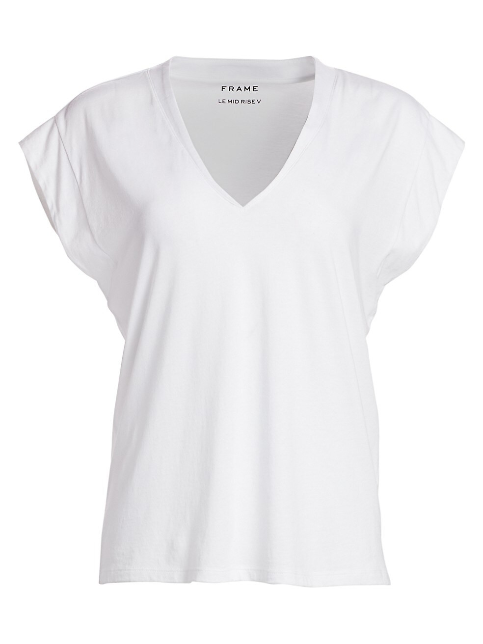 Le Mid Rise V-Neck Tee | Saks Fifth Avenue