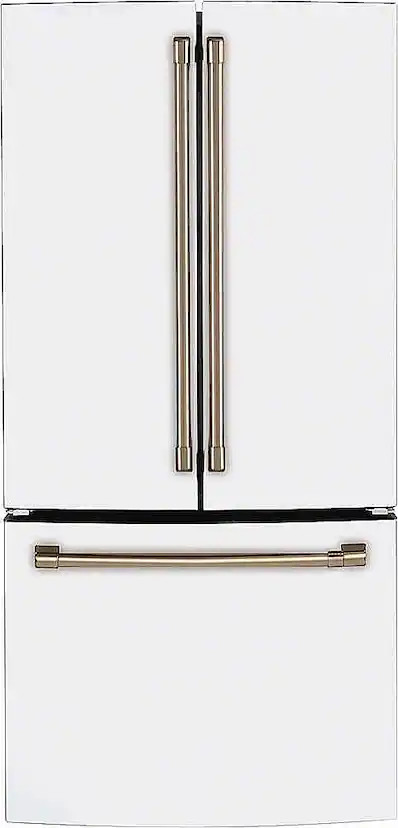 Café - 18 Cu. Ft. French Door Counter-Depth Smart Refrigerator with Automatic Door Stop and Cont... | Best Buy U.S.