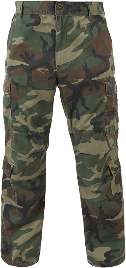 Rothco Vintage Paratrooper Fatigue Pants Vintage Military Cargo Pants Camo Cargo Pants | Amazon (US)