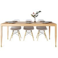 Dining Table, Oak Wood Kitchen Mid Century Modern, Scandinavian, Solid Table | Etsy (US)