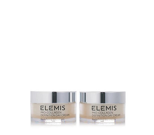 Elemis Pro-Collagen Definition Day Cream 50ml Duo - QVC UK | QVC UK
