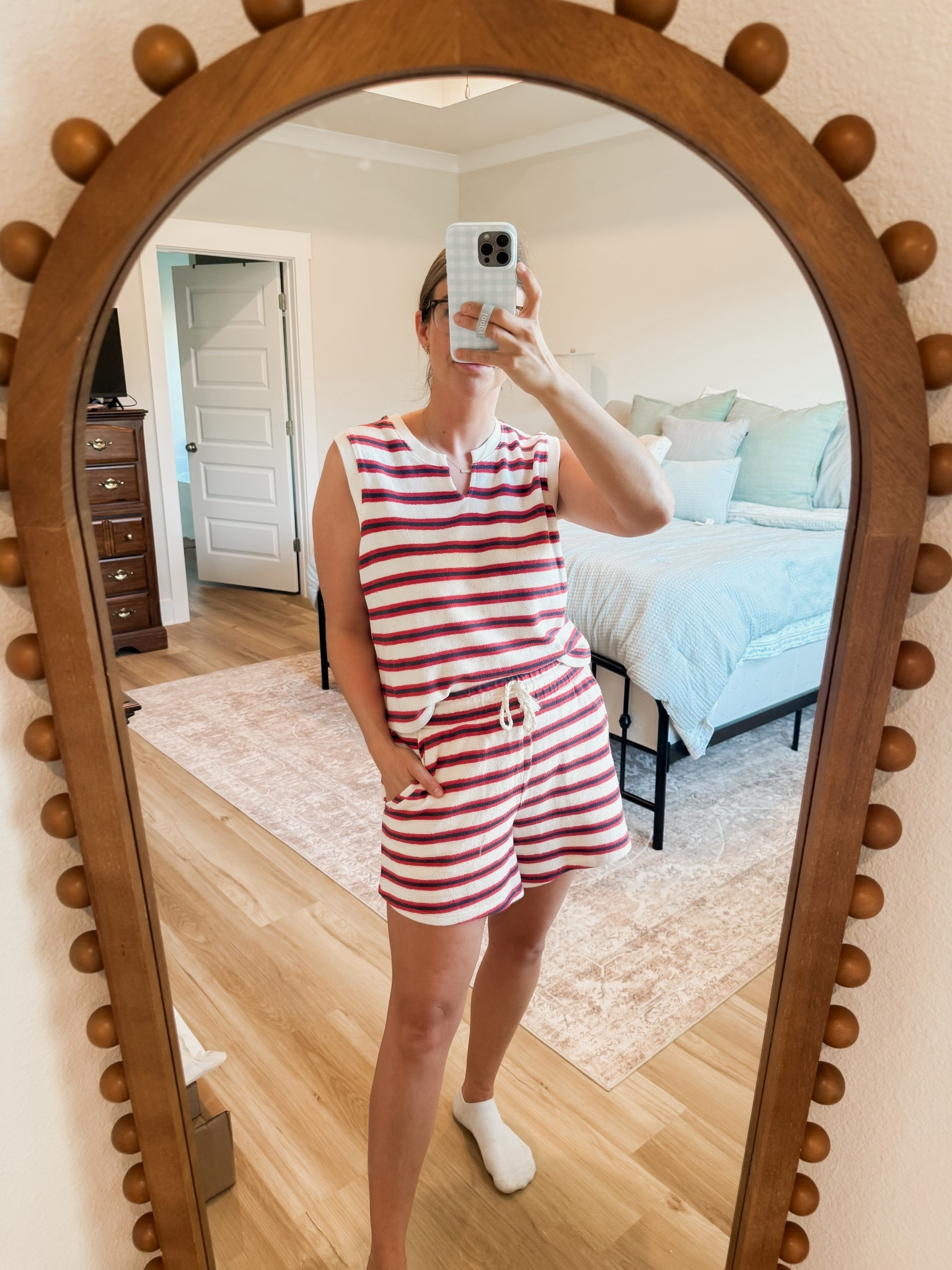 Cutie set from @Target ❤️🤍💙 perfect for MDW & FOJ 

#LTKootd #LTKSeasonal #LTKgrwm