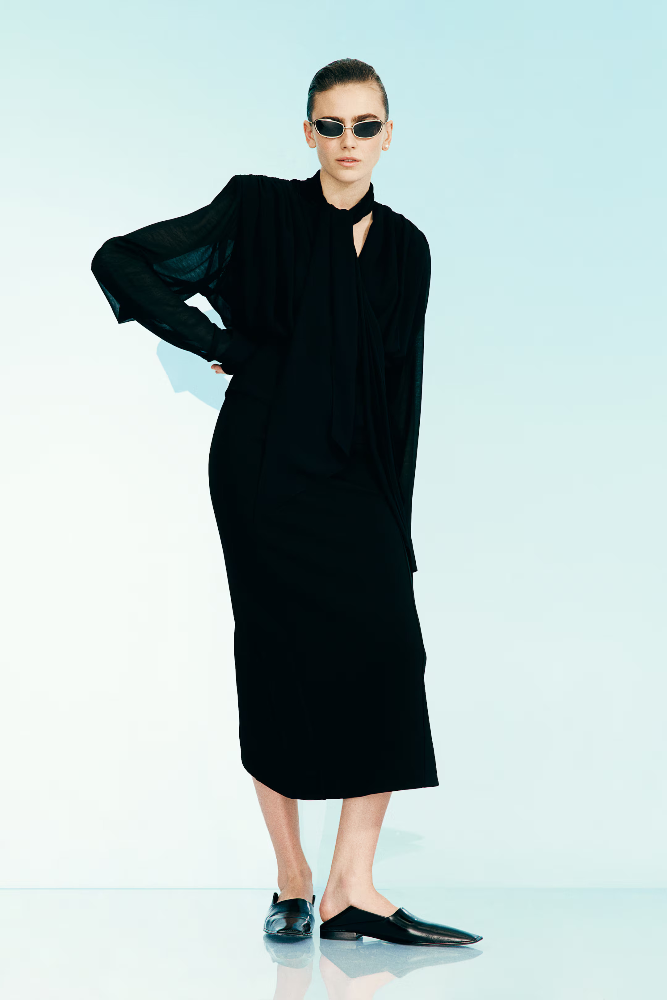 Draped Chiffon Blouse | H&M (US + CA)