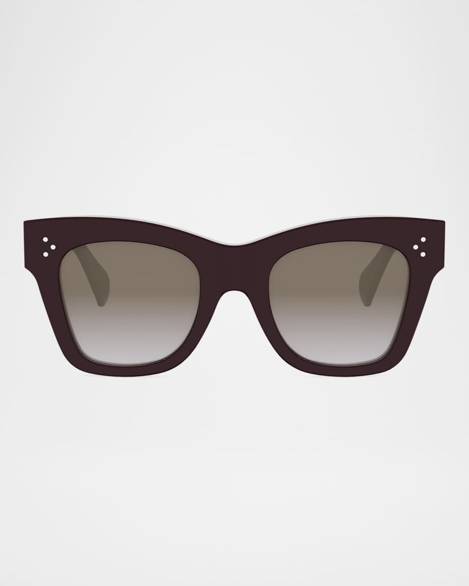 Celine 3 Dots Acetate Cat-Eye Sunglasses | Neiman Marcus