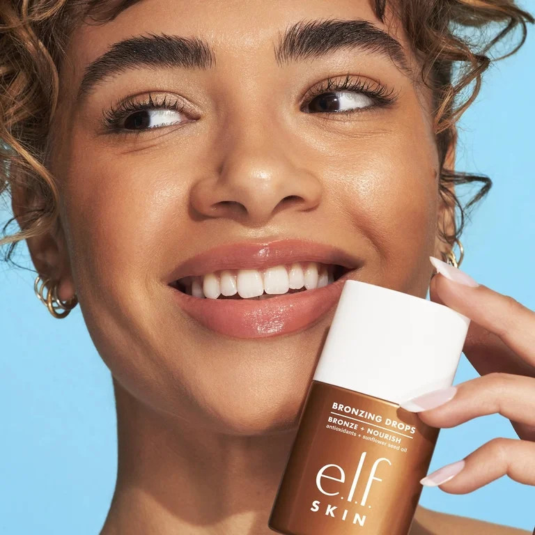 e.l.f. SKIN Bronzing Drops, Pure Gold, 1 fl oz | Walmart (US)
